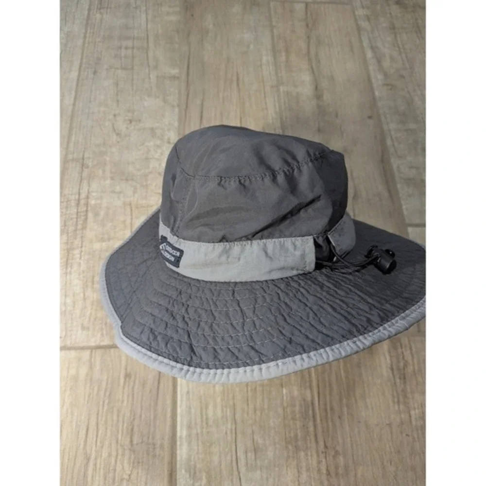 DPC Dorfman Pacific Co. Outdoor Boonie Hat Sun Bucket Nylon Gray Large‎
